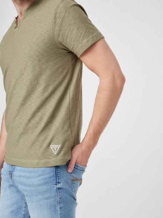 Ricky Split Tee Isle Wash 32\\ Guess Shopping